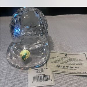 Waterford Crystal Chicago White Sox World Series Baseball Cap
